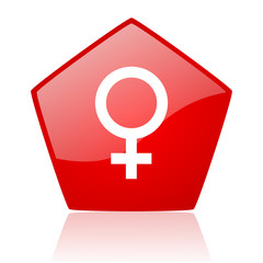 sex red web glossy icon