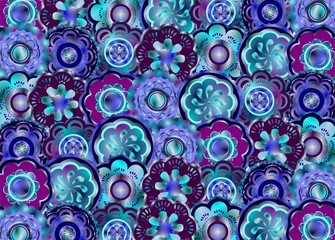 Hintergrund mit Blumenmotiv
