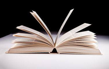 Opened book