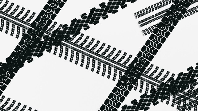 Tire marks
