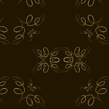 Abstract seamles vector background in victorian style