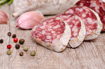 Salami Wurst mit Schimmel