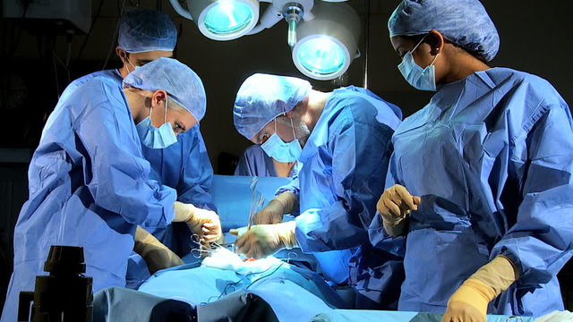Multi Ethnic Surgical Team Operating Theater 
