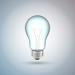 Vector Illustration of a Light Bulb