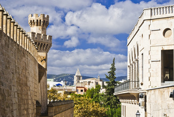 Street view in Palma de Majorca