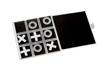 tic-tac-toe symbols of masculine and feminine play clipping path