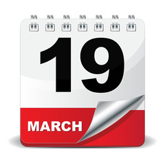 19 MARCH ICON