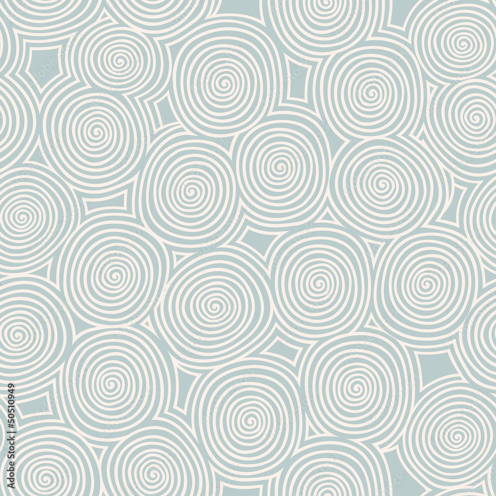 Aufkleber seamless abstract pattern with spirals