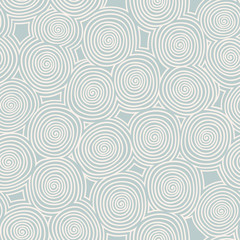 Fototapeta na wymiar Seamless abstract pattern with spirals