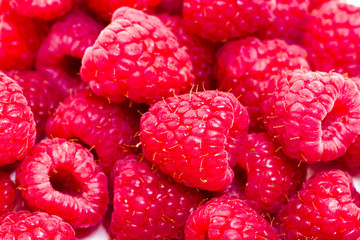 Heap of Raspberries
