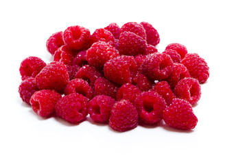 Heap of Raspberries