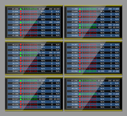 stock exchange monitor