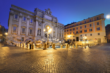 Fototapeta na wymiar Fontanna di Trevi, Rzym