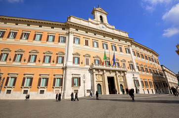 Obraz premium Montecitorio, Camera dei Deputati, Roma