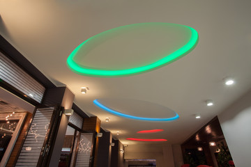 Woodland hotel - neon lights