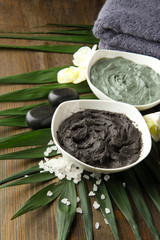 Composition with cosmetic clay for spa treatments,