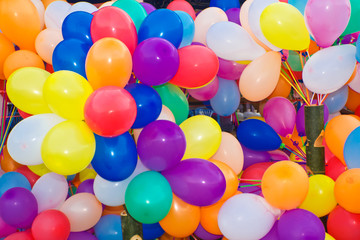 Fototapeta na wymiar Kolorowy balon impreza