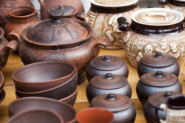 Handmade pottery