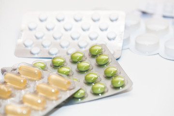 Tabletten und Pillenmischung