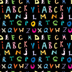 ABC seamless pattern