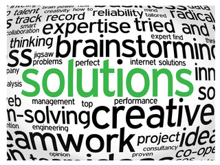 SOLUTIONS Tag Cloud (business strategy performance success)