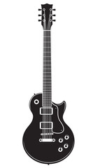 Fototapeta na wymiar vector rock electric guitar