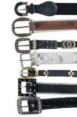 background with colorful belts