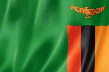 Foto op Aluminium Zambian flag © daboost