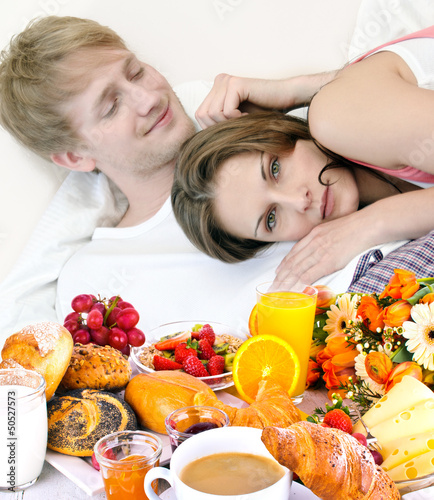 Verliebtes Paar Im Bett Verliebtes Paar Im Bett