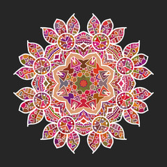 what is karma ? Oriental mandala motif