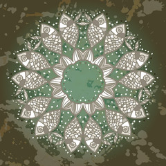 what is karma? Oriental traditional ornament motif