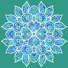 Oriental traditional ornament motif