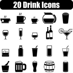 20 Drink Icons