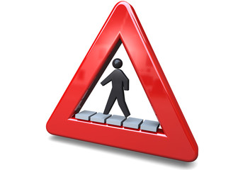 STREET SIGNAL - PEDESTRIAN CROSSING - 3D