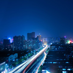 Fototapeta na wymiar Shanghai Noc