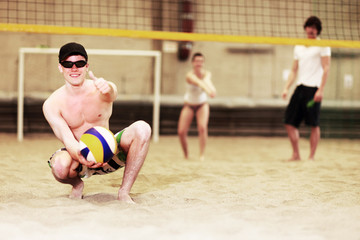 Fototapeta premium Beachvolleyball