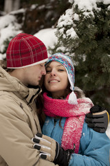 Winter couple