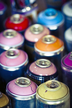 Bombes peinture graff