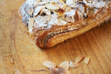 Almond chocolate croissant