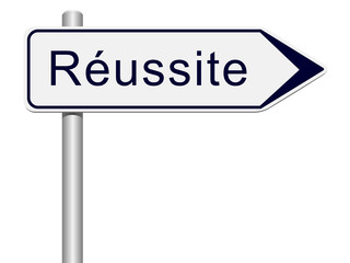 Panneau r&eacute;ussite