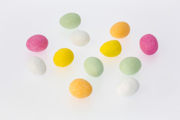 Chocolate Eggs Randomly Placed