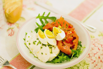 salad as example of healthy diet meal