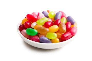 jelly beans in bowl