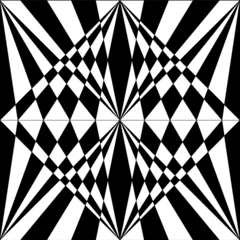 Photo sur Plexiglas Psychédélique art abstrait noir et blanc de vecteur