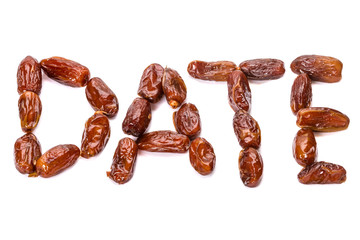 Dried dates (tropical fruit)
