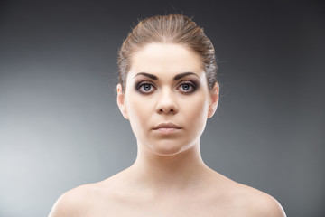 Fototapeta premium close up woman face