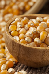 Organic Raw Yellow Corn Kernels