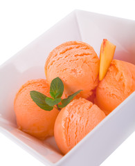 orange ice cream