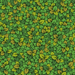 Foliage seamless pattern