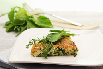 herbs mix omelette